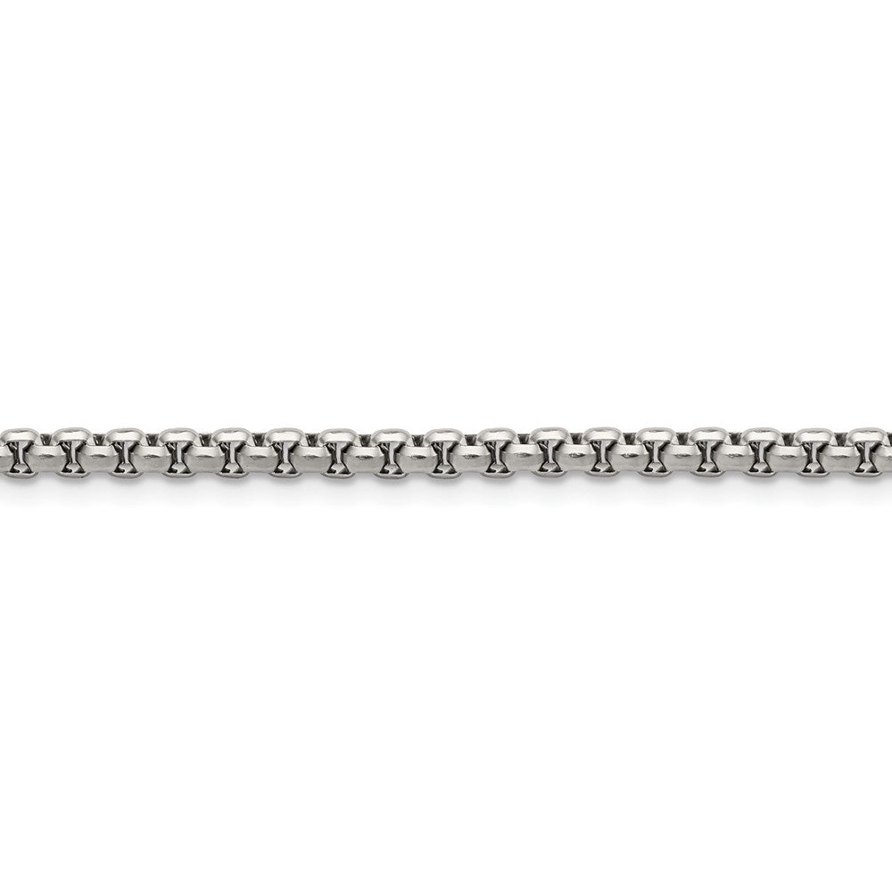 Stainless Steel Chisel Polished 3.8mm Fancy Link Chain Necklace