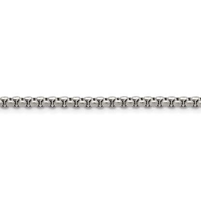 Stainless Steel Chisel Polished 3.8mm Fancy Link Chain Necklace