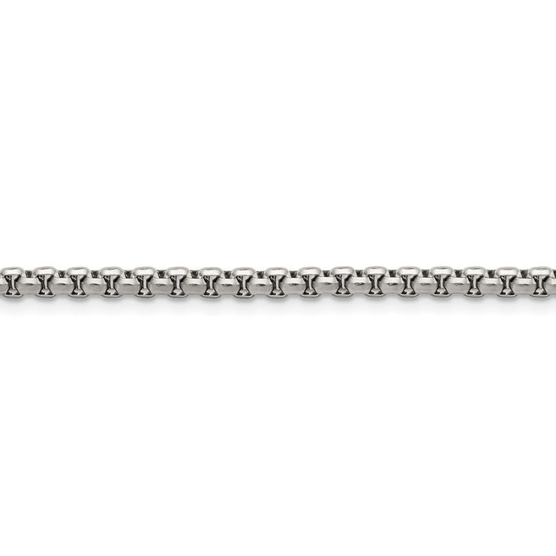 Stainless Steel Chisel Polished 3.8mm Fancy Link 20 Inch Chain Necklace