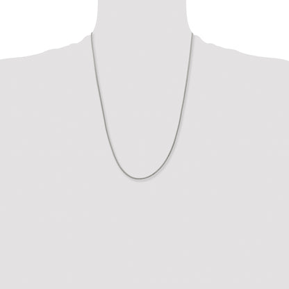 Stainless Steel Chisel Polished 2mm 24 Inch Snake Chain