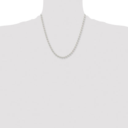 Stainless Steel Chisel Polished 5mm Ball Chain Necklace