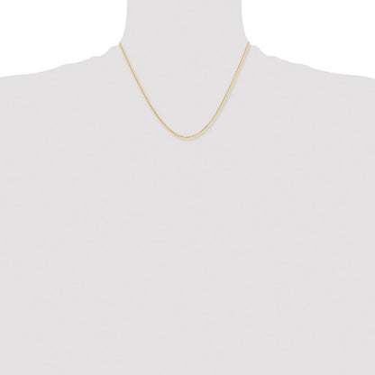 Stainless Steel Chisel Polished Yellow Ip-Plated 2.3mm Cable Chain Necklace