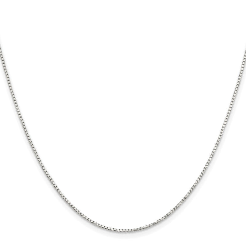 Stainless Steel Chisel Polished 1.2mm 16 Inch Box Chain Necklace