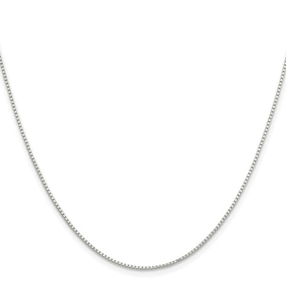 Stainless Steel Chisel Polished 1.2mm 20 Inch Box Chain Necklace