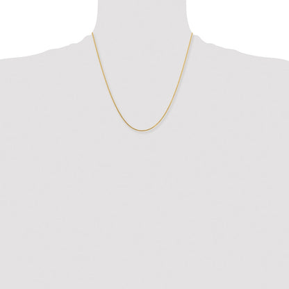 Stainless Steel Chisel Polished Yellow Ip-Plated 1.5mm 20 Inch Box Chain Necklace