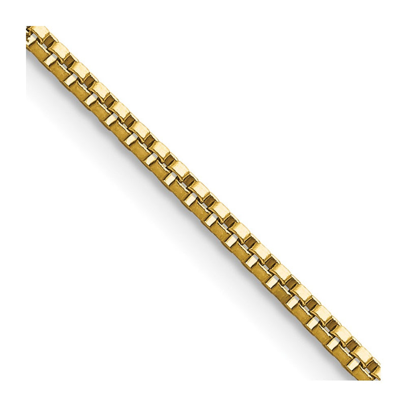 Stainless Steel Chisel Polished Yellow Ip-Plated 1.5mm 24 Inch Box Chain Necklace