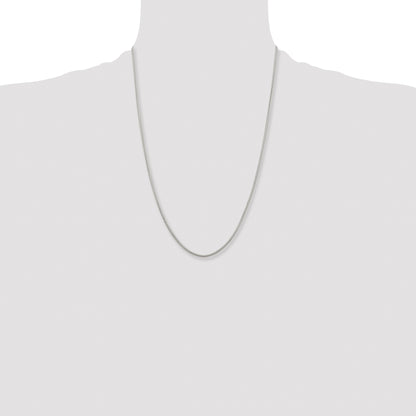 Stainless Steel Chisel Polished 2.4mm 24 Inch Snake Chain