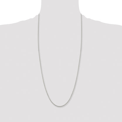 Stainless Steel Chisel Polished 2.4mm 30 Inch Snake Chain
