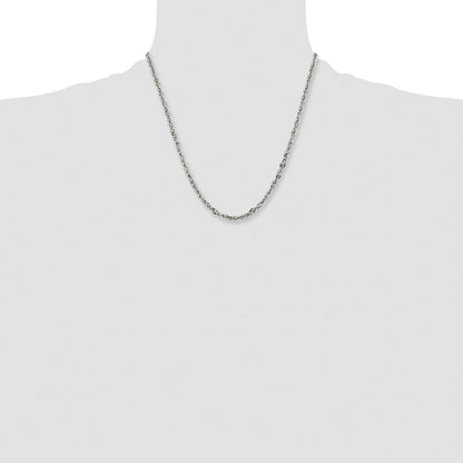 Stainless Steel Chisel Polished 4.2mm 20 Inch Fancy Twisted Link Chain Necklace