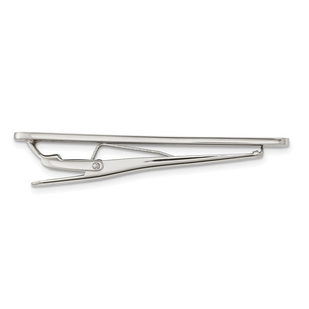Stainless Steel Chisel Polished Tie Bar