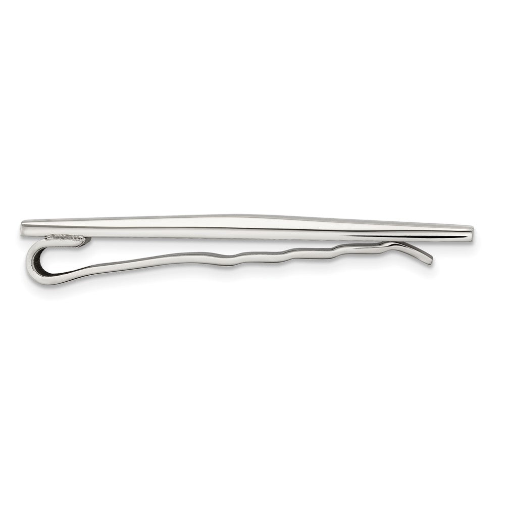 Stainless Steel Chisel Polished Tie Bar