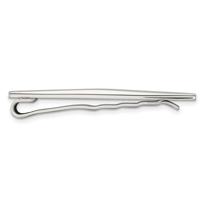 Stainless Steel Chisel Polished Tie Bar