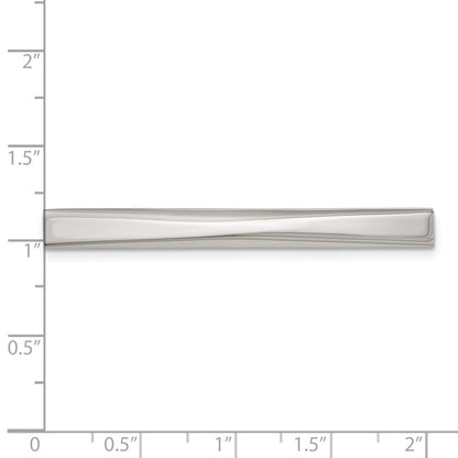 Stainless Steel Chisel Polished Tie Bar