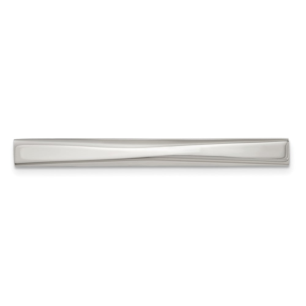 Stainless Steel Chisel Polished Tie Bar