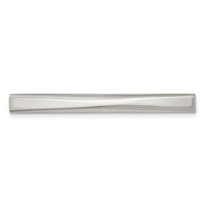 Stainless Steel Chisel Polished Tie Bar
