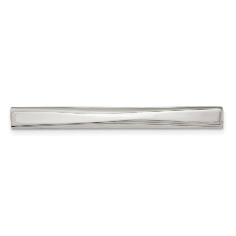 Stainless Steel Chisel Polished Tie Bar