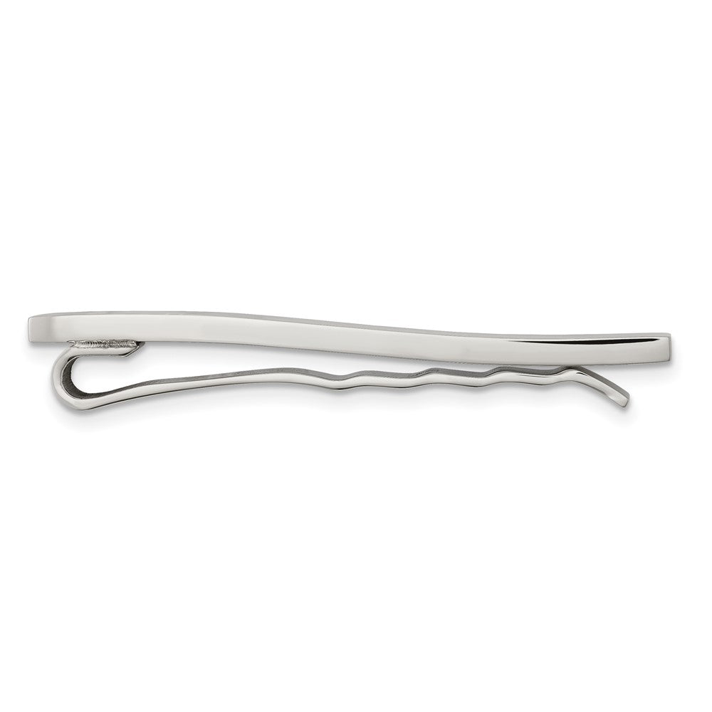 Stainless Steel Chisel Polished Tie Bar