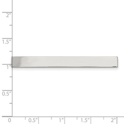 Stainless Steel Chisel Polished Tie Bar