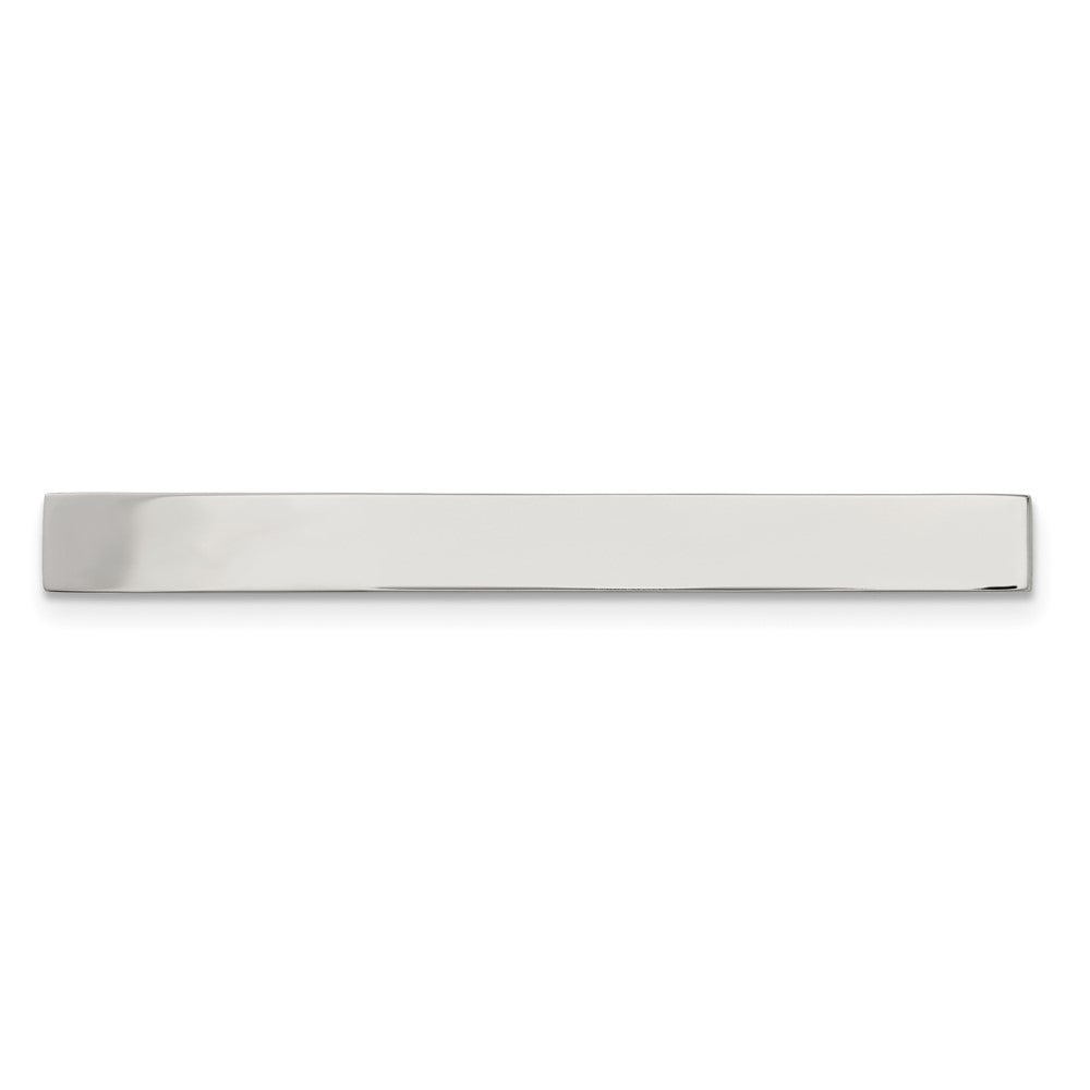 Stainless Steel Chisel Polished Tie Bar