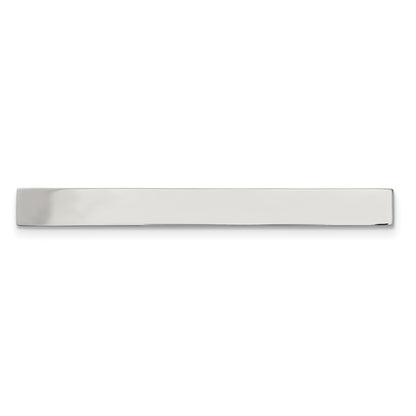 Stainless Steel Chisel Polished Tie Bar