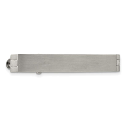 Stainless Steel Chisel Brushed Tie Bar