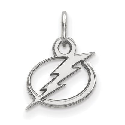 14K White Gold Nhl Logoart Tampa Bay Lightning Extra Small Pendant