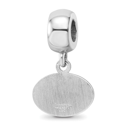 Sterling Silver Rhod-Pltd Logoart Penn State University Xs Dangle Bead