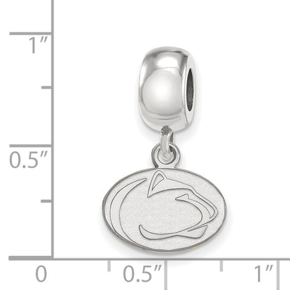 Sterling Silver Rhod-Pltd Logoart Penn State University Xs Dangle Bead
