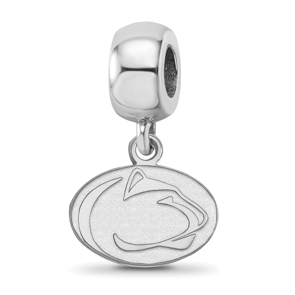 Sterling Silver Rhod-Pltd Logoart Penn State University Xs Dangle Bead