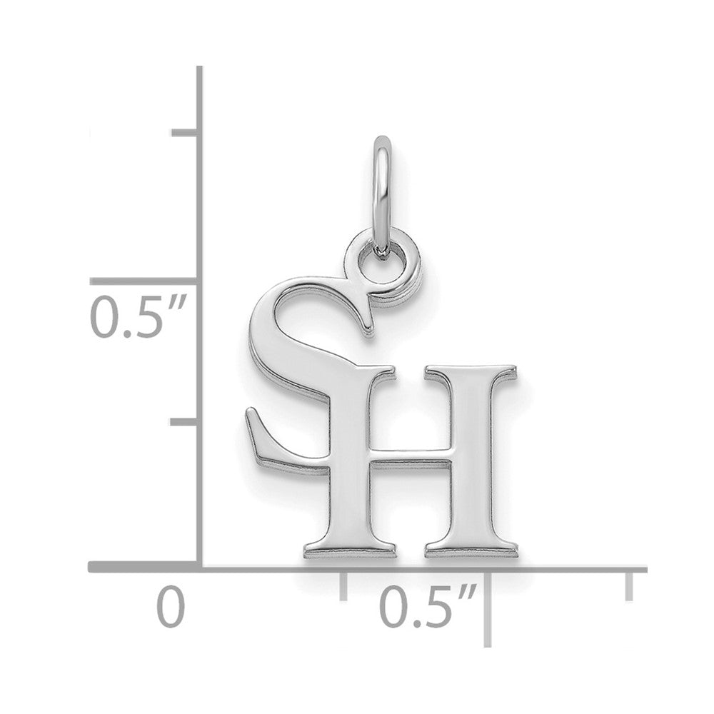 10K White Gold Logoart Sam Houston State University Extra Small Pendant