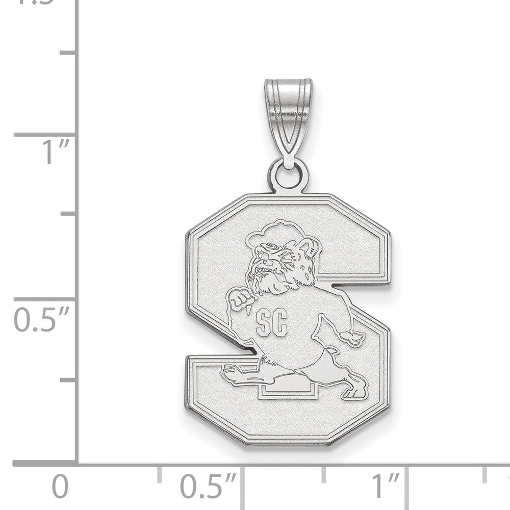 14K White Gold Logoart South Carolina State University Large Pendant