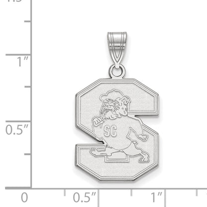 14K White Gold Logoart South Carolina State University Large Pendant