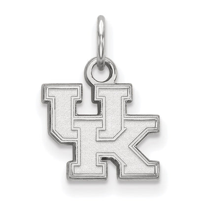 10K White Gold Logoart University Of Kentucky U K Extra Small Pendant