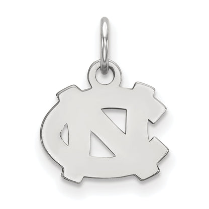 10K White Gold Logoart University Of North Carolina N C Extra Small Pendant