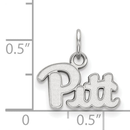 10K White Gold Logoart University Of Pittsburgh Extra Small Pendant