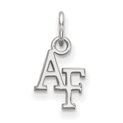 14K White Gold Logoart United States Air Force Academy A F Extra Small Pendant