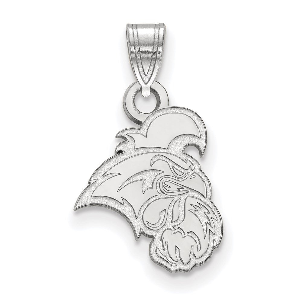 14K White Gold Logoart Coastal Carolina University Chanticleer Small Pendant
