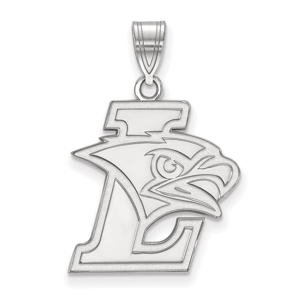 10K White Gold Logoart Lehigh University Large Pendant