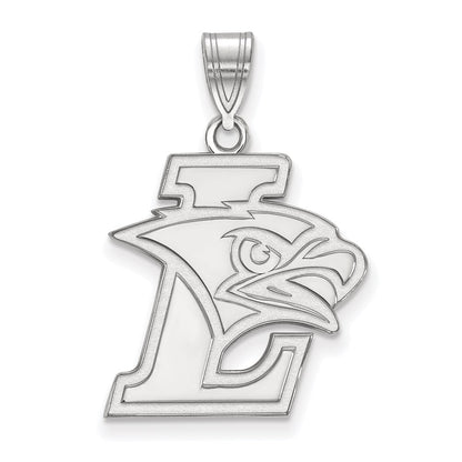 10K White Gold Logoart Lehigh University Large Pendant