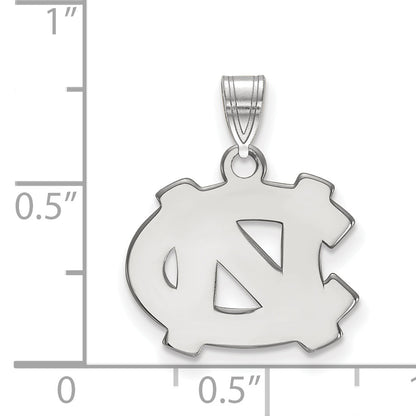 10K White Gold Logoart University Of North Carolina N C Small Pendant