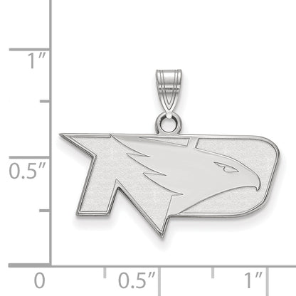 10K White Gold Logoart University Of North Dakota Small Pendant