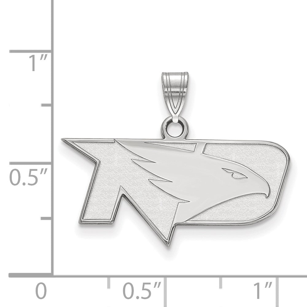 10K White Gold Logoart University Of North Dakota Small Pendant