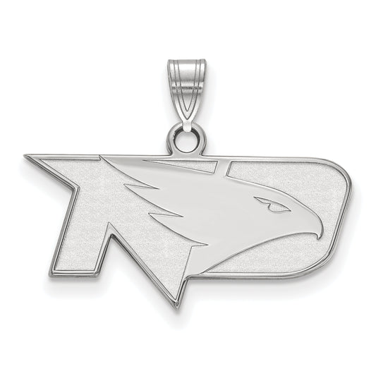 10K White Gold Logoart University Of North Dakota Small Pendant