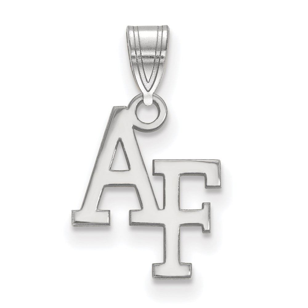 10K White Gold Logoart United States Air Force Academy A F Small Pendant