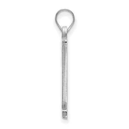 Sterling Silver Rh Plated Logoart Vanderbilt University Large Pendant