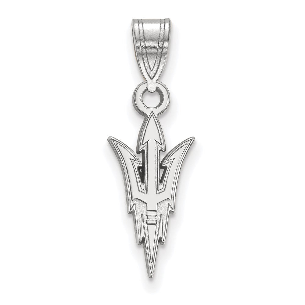 14K White Gold Logoart Arizona State University Pitchfork Medium Pendant