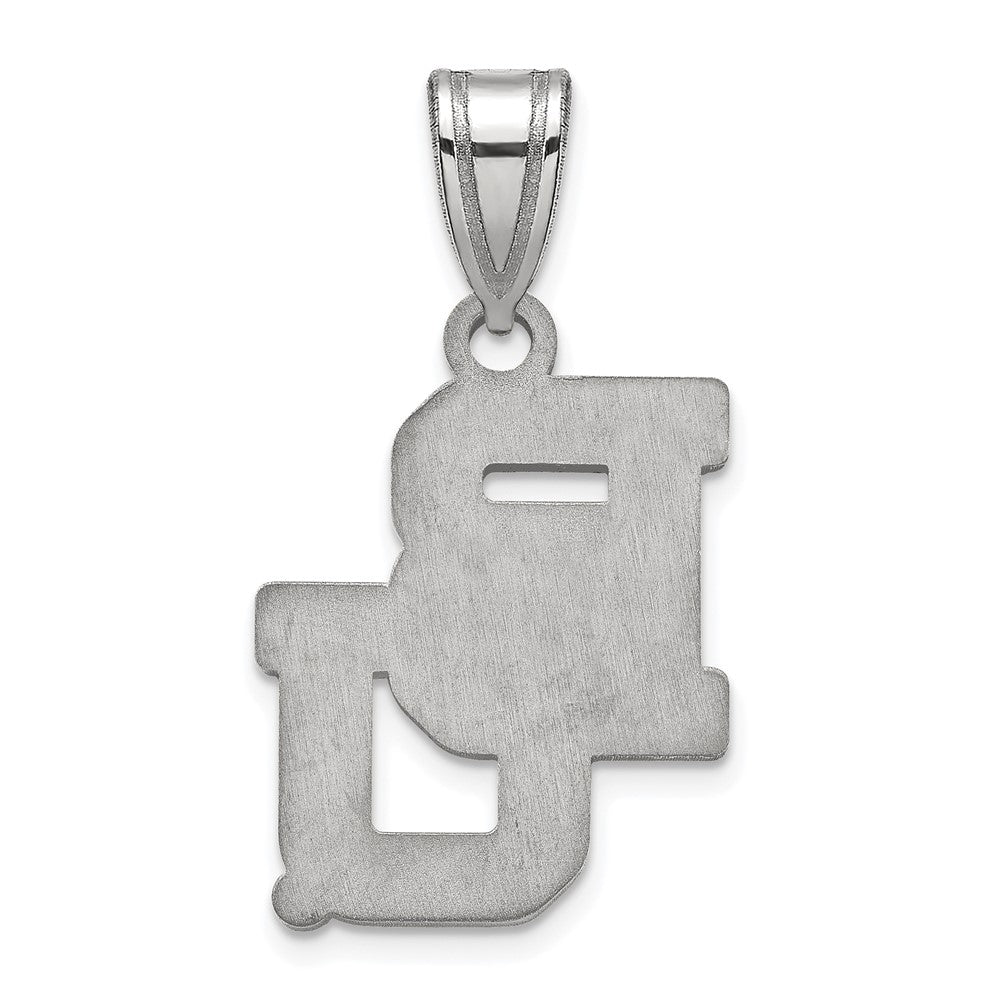 10K White Gold Logoart Baylor University Bears Medium Pendant