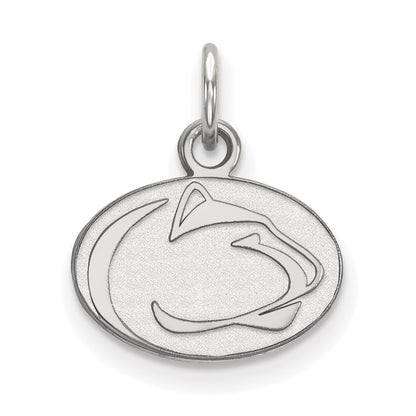 10K White Gold Logoart Penn State University Lion Extra Small Pendant