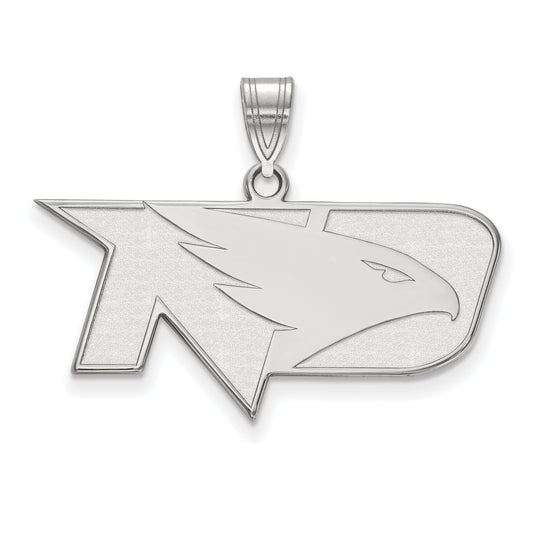 10K White Gold Logoart University Of North Dakota Medium Pendant