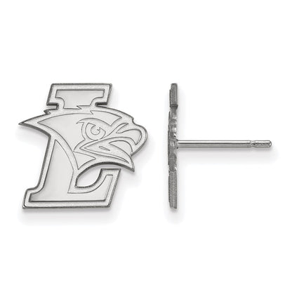 14K White Gold Logoart Lehigh University Small Post Earrings